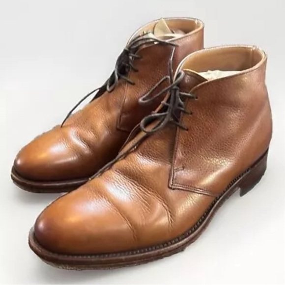 Loake English made Leather Kempton UK7/US8 ankle boots - Picture 1 of 9